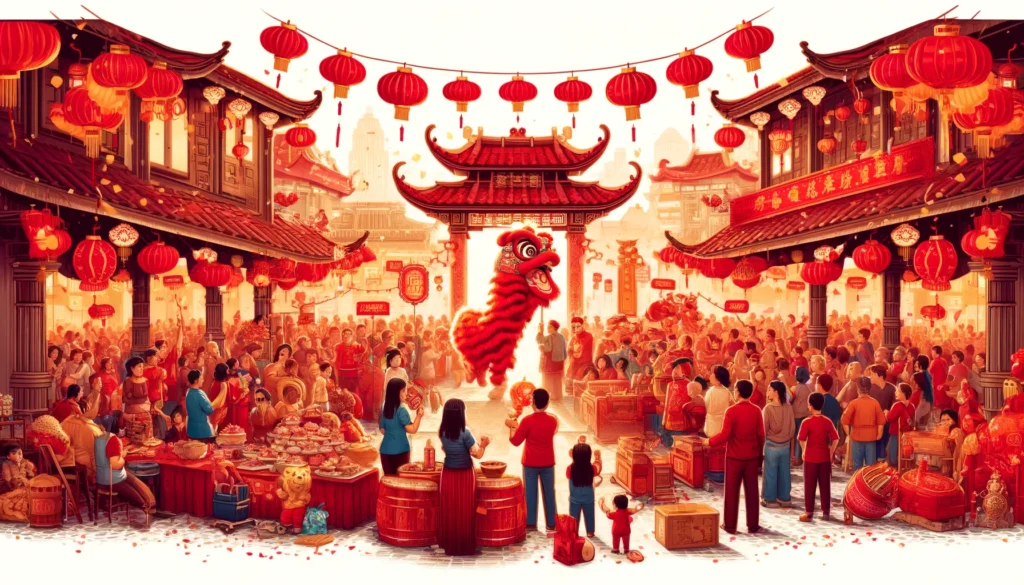 Ilustrasi Perayaan Imlek