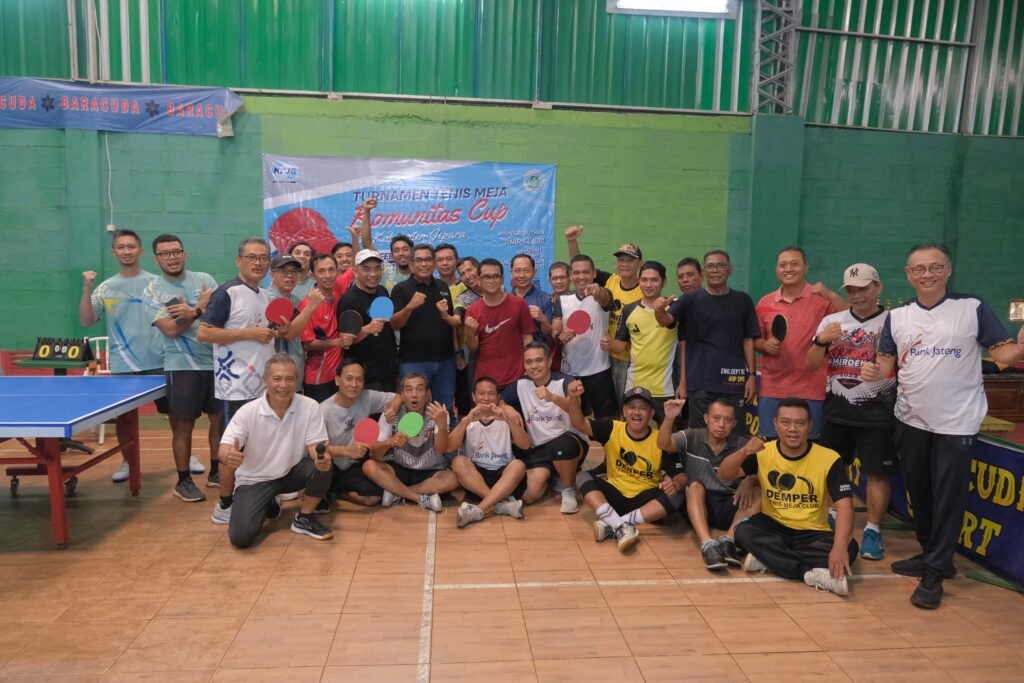 Andang Wahyu Triyanto, Ketua PTMSI Jepara, Buka Turnamen Tenis Meja Komunitas Cup di PTM Baracuda Jepara