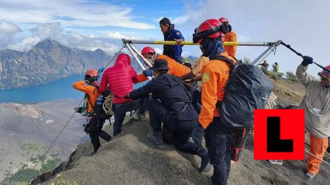 Evakuasi Turis Brasil di Rinjani: SAR Bermalam di Jurang