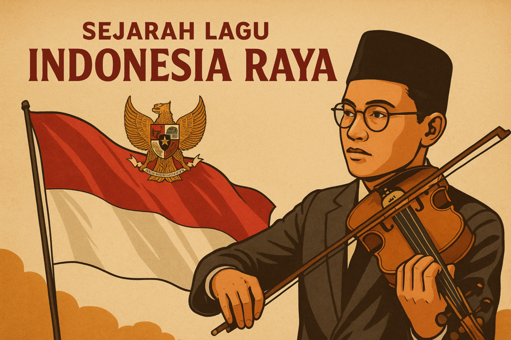 Ilustrasi “Wage Rudolf Soepratman dan Lahirnya Indonesia Raya”