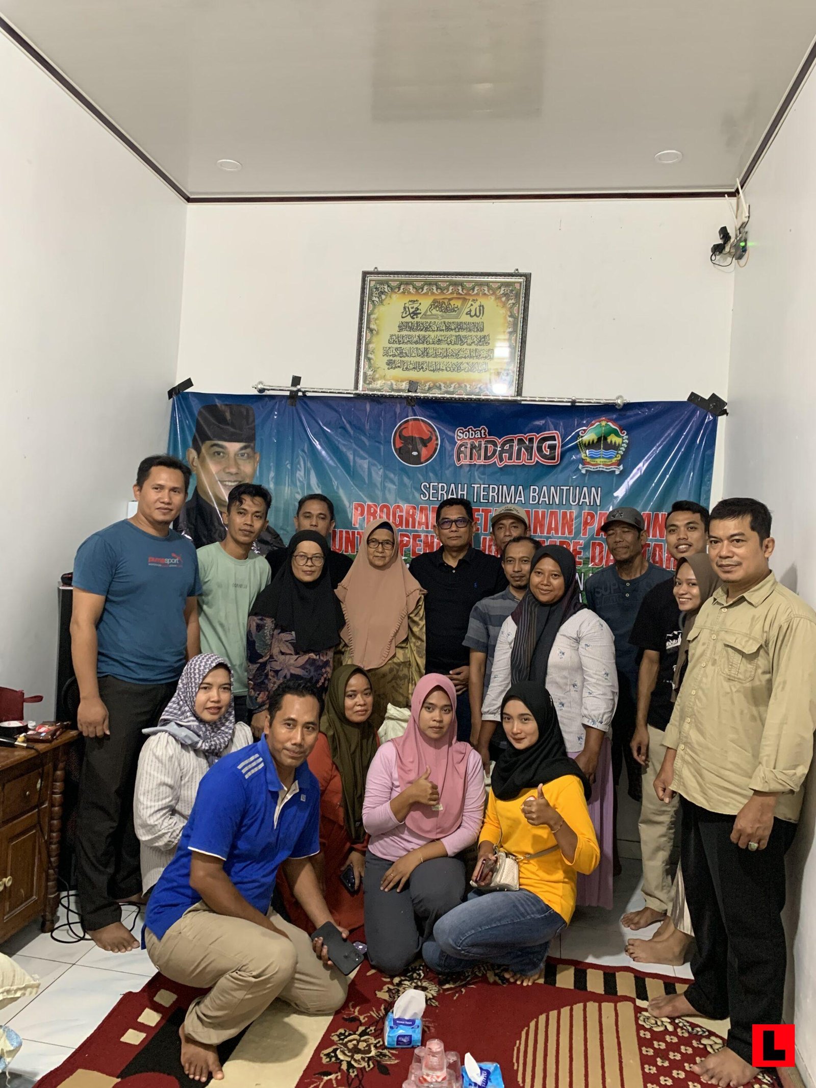 Andang Wahyu Triyanto Serahkan Bantuan Program Ketahanan Pangan untuk Pengrajin Tahu dan Tempe di Desa Bangsri